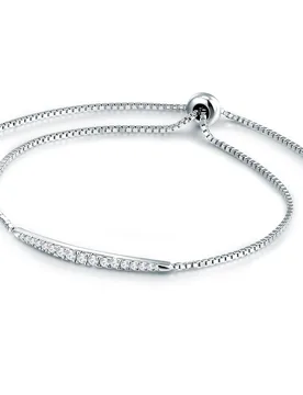 Womens Trilani Female Sterling Silver Bracelet - One Size - Tresor 1934 - FashionsVida