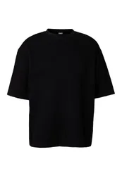 T-Shirt - Thermal Waffle Tee - S bis XL - für Männer - Größe L - schwarz - Männer - male