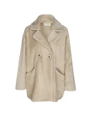 Giacca in pelliccia sintetica HEDA beige L