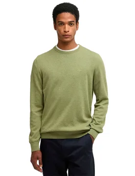 Maglione Pima Laurel Green S - Barbour - FashionsVida