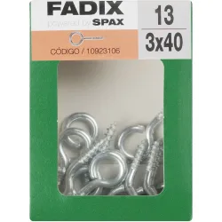 Hembrilla Cerrada Cinc Ø3 x 40 mm - Caja 13 Uds