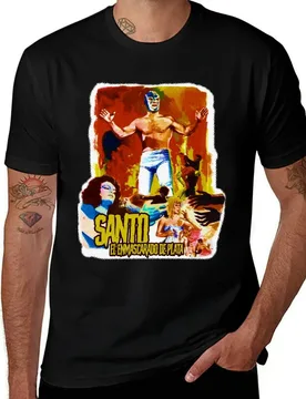 Santo - El Enmascarado De Plata T-Shirt Sports Casual Breathable Tee Shirt T-Shirt - Aliexpress - FashionsVida