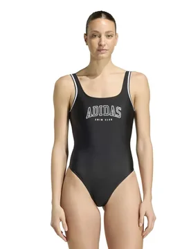 Collegiate U-back Swimsuit Black 44 Women - Adidas - FashionsVida