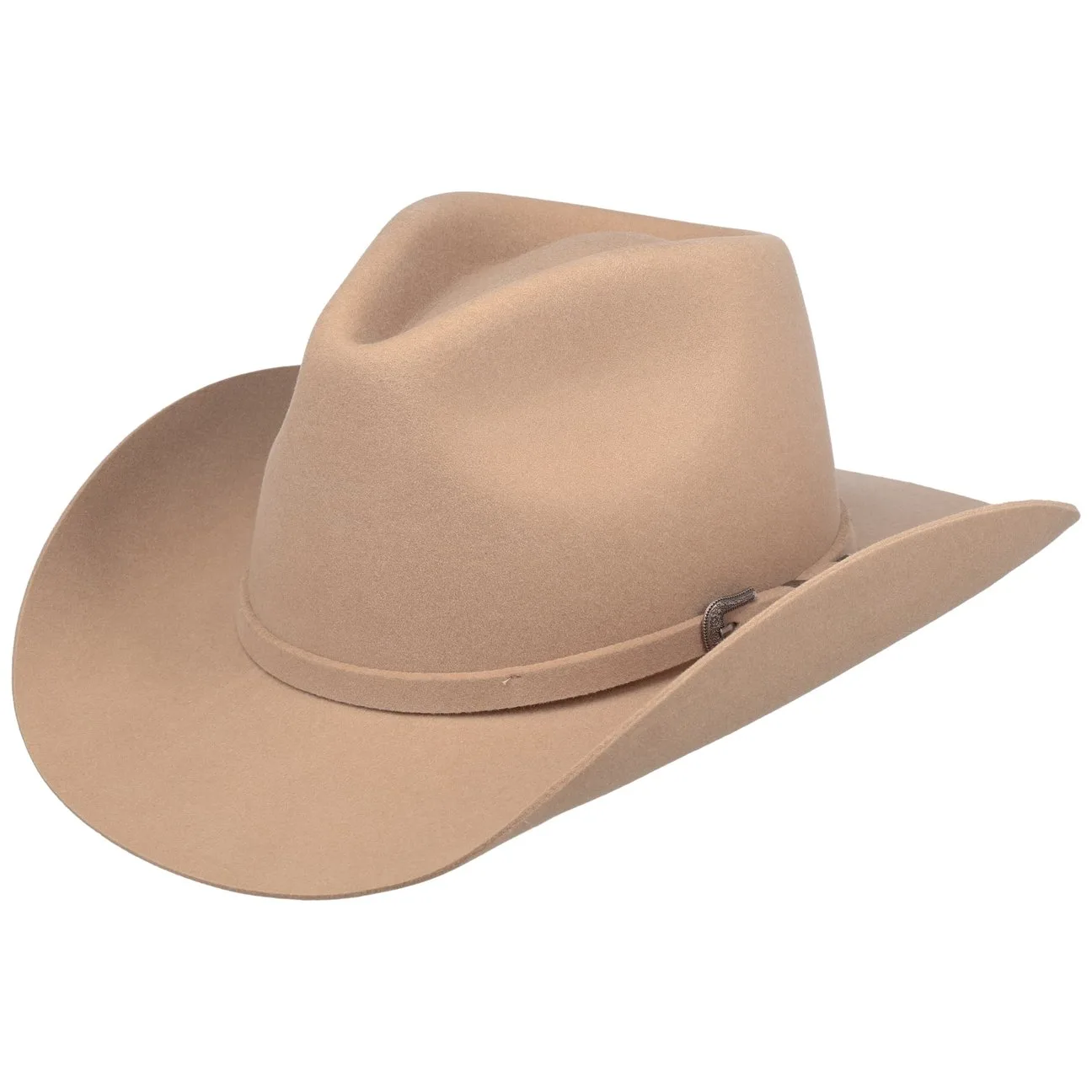 Vantico Wool Western Hat by - oatmeal - Size: L (58-59 cm) - Stetson - FashionsVida