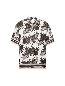TOPMAN Camisa negro / blanco