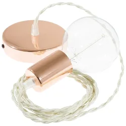 Cables Suspension Luminaire Tm00 2 M Diy Ivory / Copper One Size