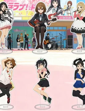 Hirasawa Yui Mio Tainaka Ritsu Kotobuki Tsumugi Nakano Azusa Acrylic Stand Model Plate Cosplay Anime K-ON! Collection Toys Gifts - Aliexpress - FashionsVida