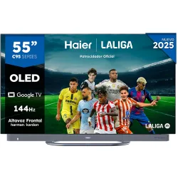TV OLED 139 cm (55") H55C95EUX UHD 4K, Smart Google TV, HDR10+, Dolby Vison, Dobly atmos con Harman Kardon, 144Hz
