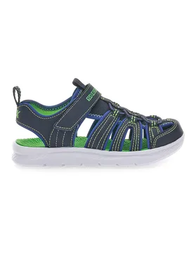 Sandali blu sportivi con chiusura a strappo C-Flex Sandal 2 Heart Blast 34 - Skechers - FashionsVida