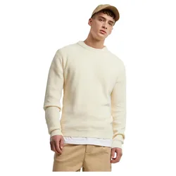Maglione Rib Basic White Sand XL