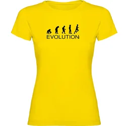 Maglietta A Maniche Corte Evolution Running Yellow M