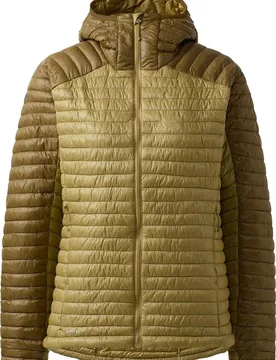 Doudoune à capuche légère L.I.M Mimic II Hood W Oak Brown/Teak Brown für Damen Größe S Braun - Haglöfs - FashionsVida