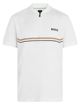 Boss Elegant Zip Collar T-Shirt