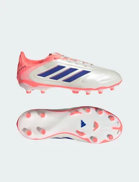 Scarpe da calcio Copa Pure 3 Elite Firm/Multi-Ground 29 Off White / Lucid Blue / Signal Coral - Adidas - FashionsVida
