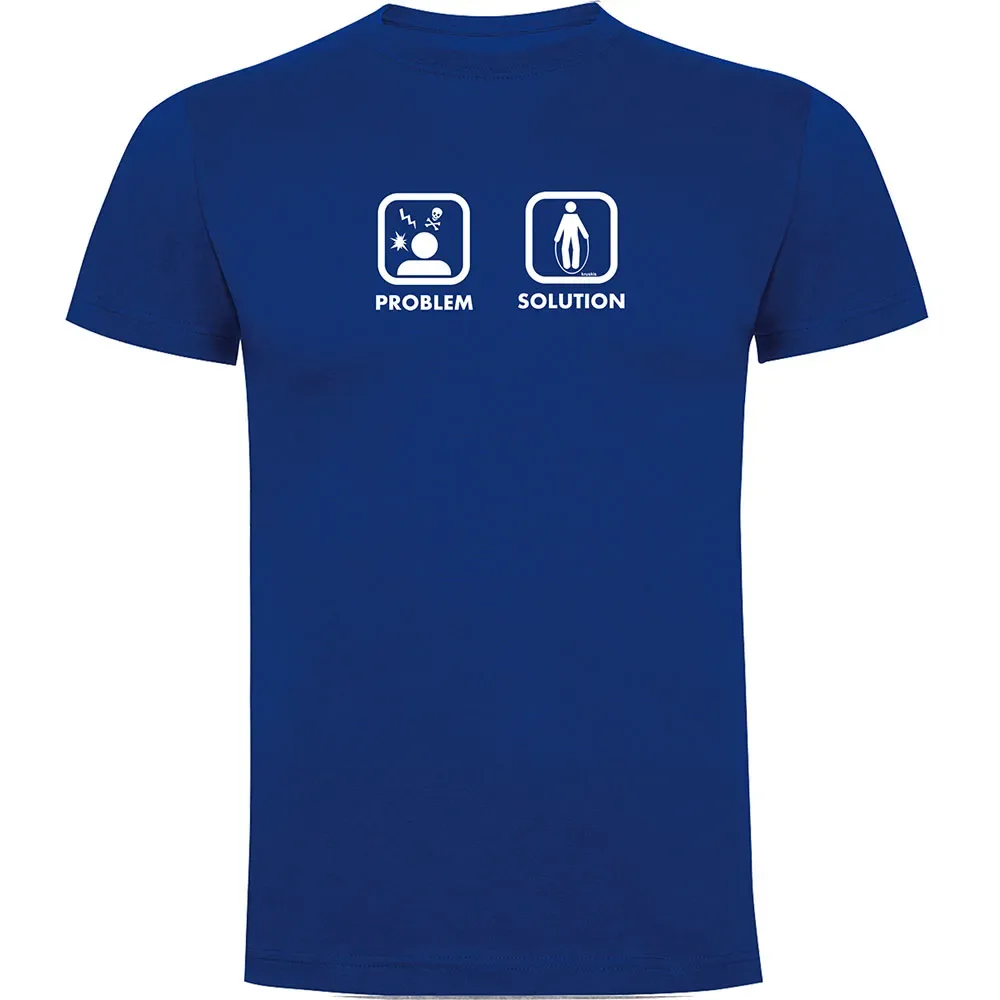 T-shirt à Manches Courtes Problem Solution Train Royal Blue 3XL - Kruskis - FashionsVida