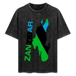 Zanzibar flag T-Shirt Classic Graphic Short Sleeve Top