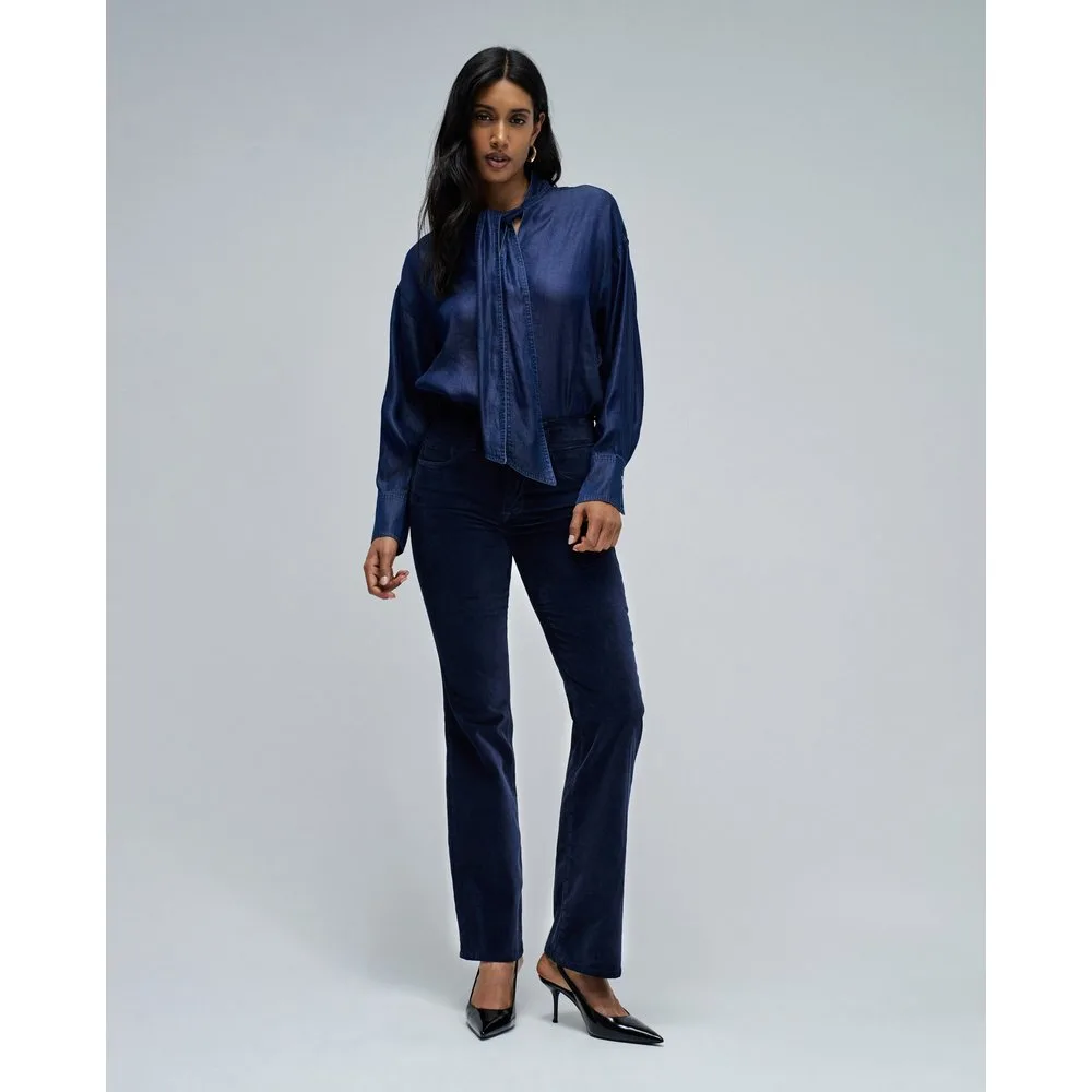 Vaqueros de mujer secret push in bootcut de terciopelo - Salsa Jeans - FashionsVida