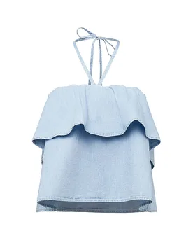 Top RIVANA 1 bleu clair 42 - Drykorn - FashionsVida