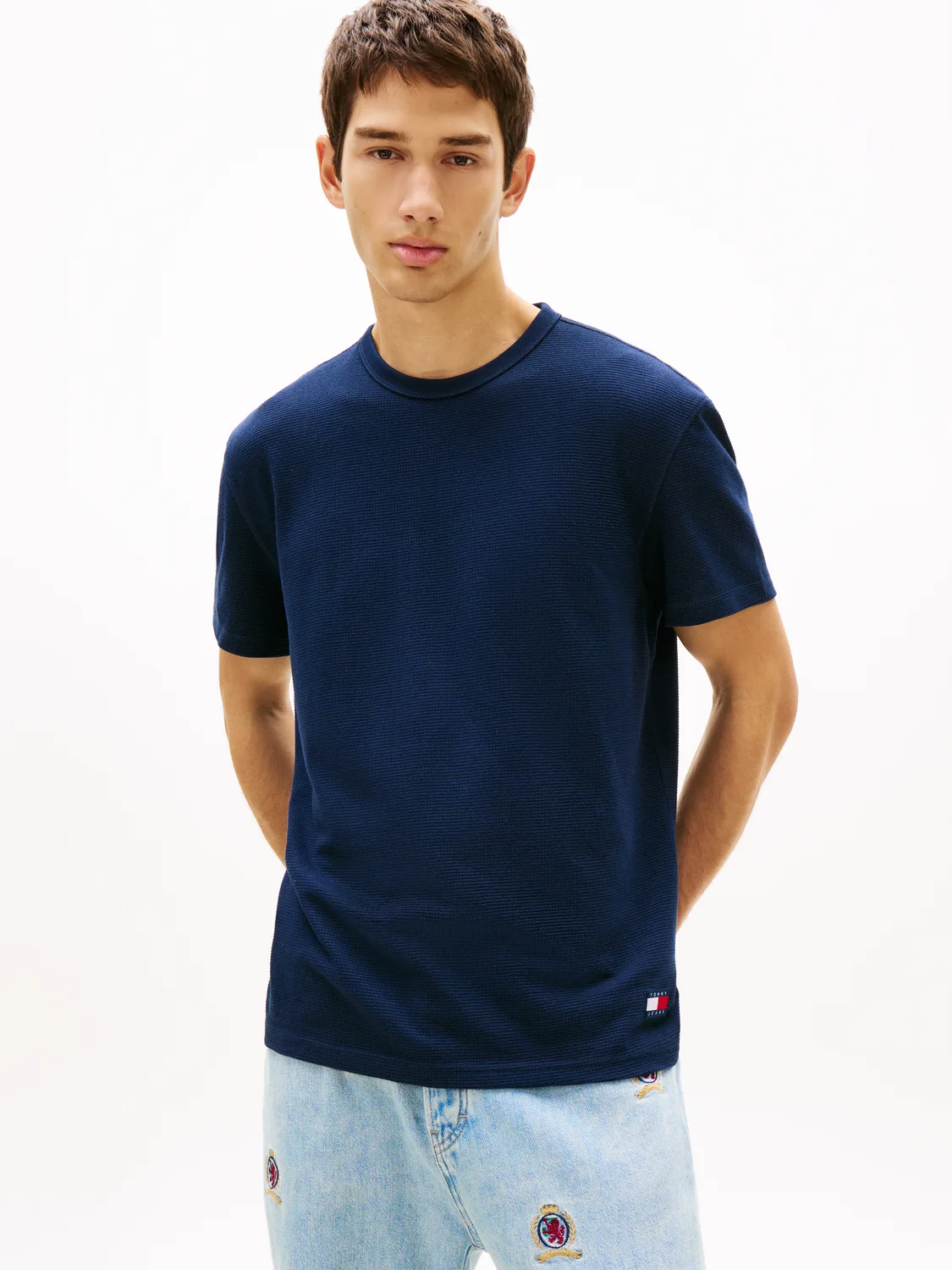 TJM REG WAFFLE SS TEE male - L - FashionsVida