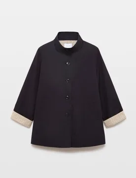 Parka ligera lisa de mujer - Couchel - FashionsVida