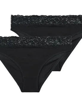 Slips Coton Plus Feminine Pack X2 Fr 36 / 38;Fr 40 / 42;Fr 44 / 46 - Dim - FashionsVida