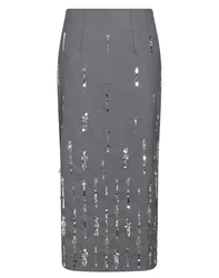 Midi-Rock Damen Grau 38 Damen