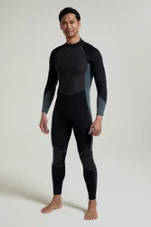 Mens Full 2. 5/2mm Wetsuit - Grey - Grey - Size: XXL -3XL