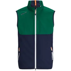 Weste Woven, grün/navy s
