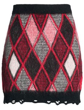 Minirock Damen Rot M Damen