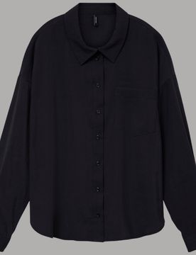 Camicia Donna in Modal con Taschino e Colletto Classico