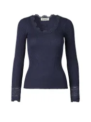 Rosemunde Langarmshirt blu XS