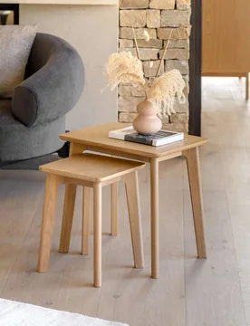 Nord Nest of Tables Oak - Gallery Direct - FashionsVida