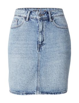 VILA Falda 'Kaja' azul denim