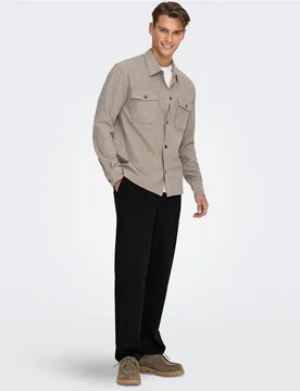 Only & Sons - Pantalón de hombre con cintura elástica. Loose fit - Only & Sons - FashionsVida