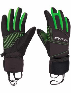 Handschuhe aus PrimaLoft® G Comp Warm Black/Green für Herren Größe S schwarz