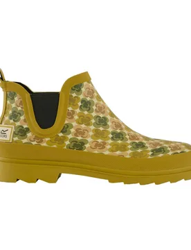 Women's Orla Kiely Mid Welly Boots in Yellow Size: 4 - Yellow - Size: 4 - Regatta - FashionsVida