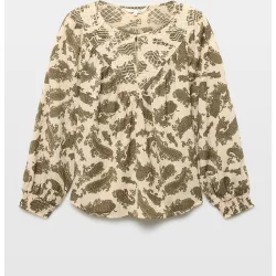 Blusa manga larga de mujer