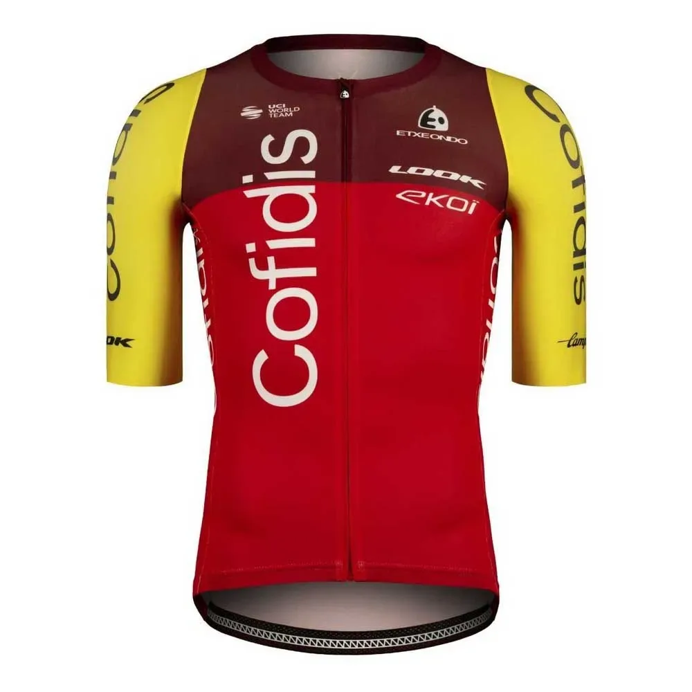 Maglia A Maniche Corte Training Cofidis 2025 Red - Etxeondo - FashionsVida