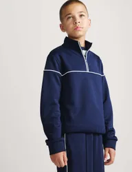 Half Zip Funnel Neck Sweatshirt (6-16 Yrs) Navy male