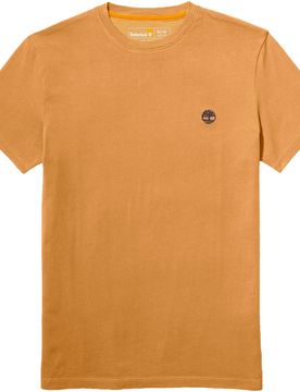 TIMBERLAND Camiseta gris / naranja