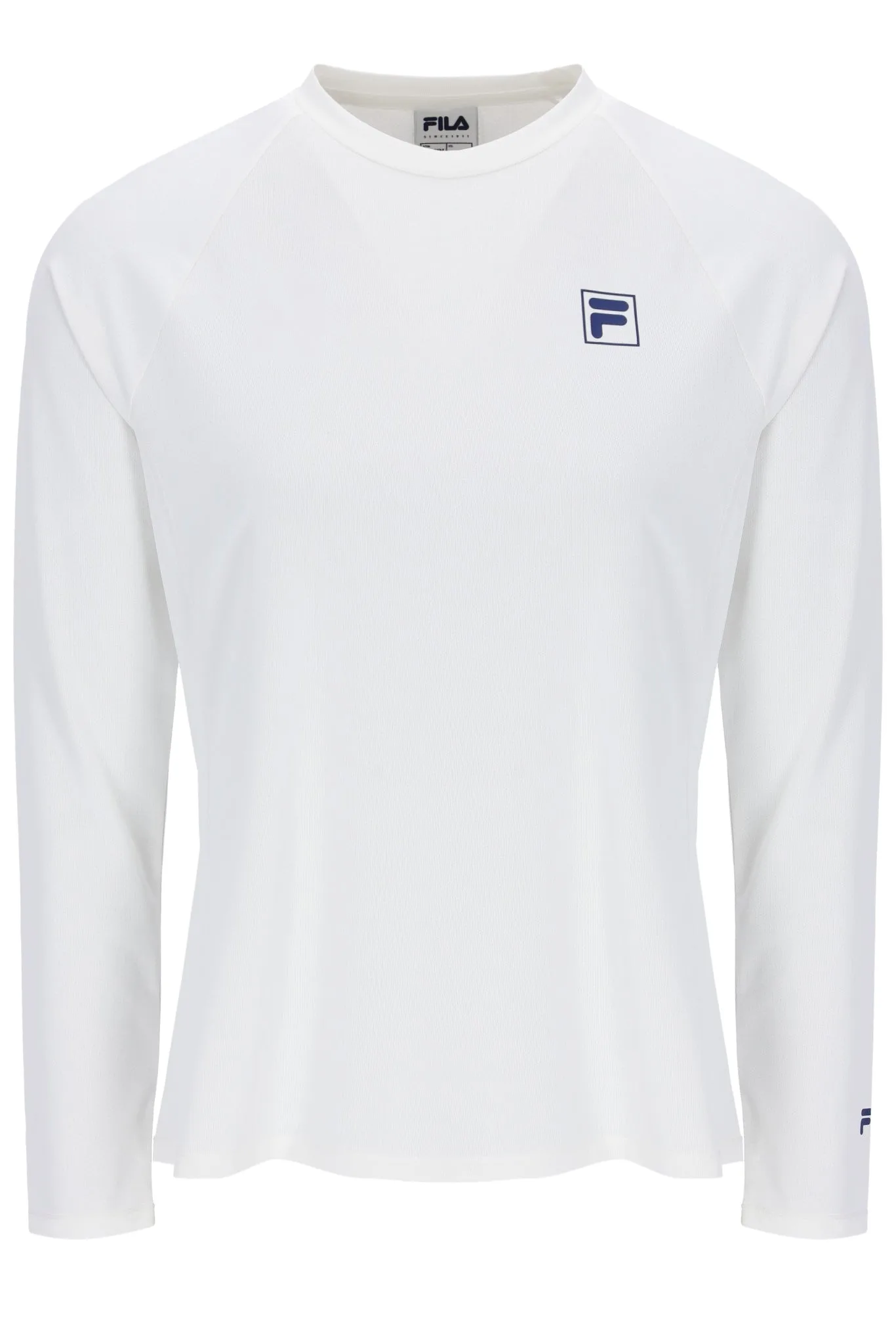 Off White Women’s Long Sleeve Tennis T-Shirt - XS - FILA Tennis - FashionsVida