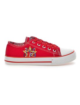 Sneakers in tela Rosse 70786 30