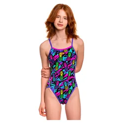 Daria Pbt J8 Swimsuit Purple XL Girls