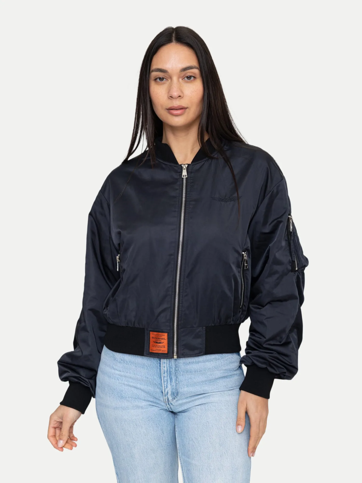 Sommerbomberjacke Coldwell Blau M - Bombers Original - FashionsVida