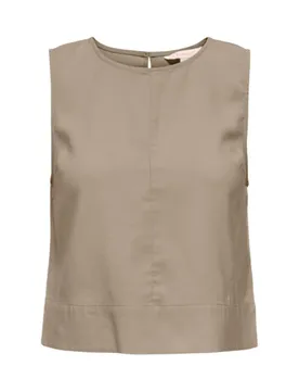 Only Damen Bluse Beige 515661
