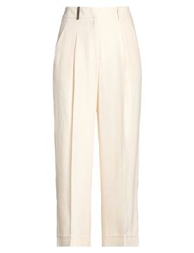 Pantalones Mujer Beige 36 Mujer