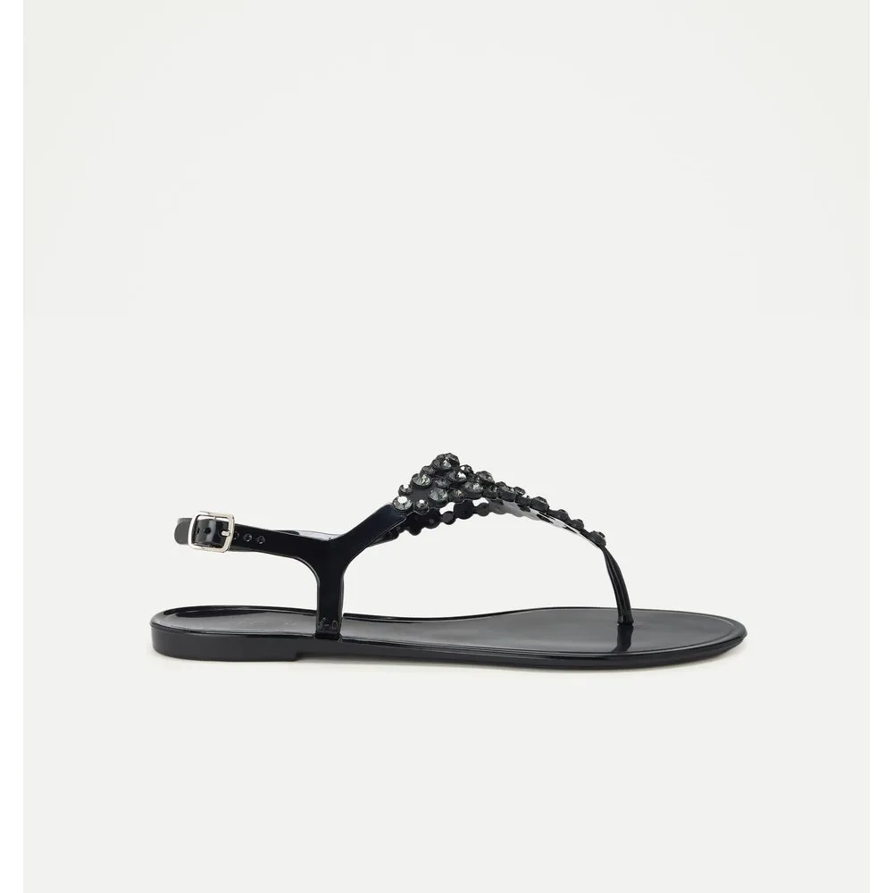 Sandalias de mujer con tira de piedras - Latouche - FashionsVida