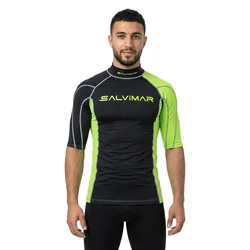 T-shirt Rash Guard Uv Manches Courtes Black S