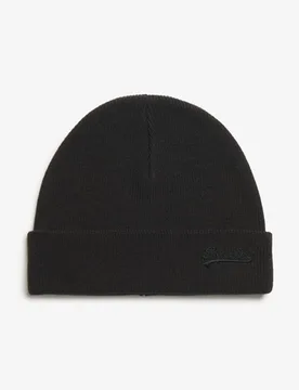 Superdry Herren Essential Logo Strickmütze Schwarz - Größe: 1Größe - 24.99 - FashionsVida