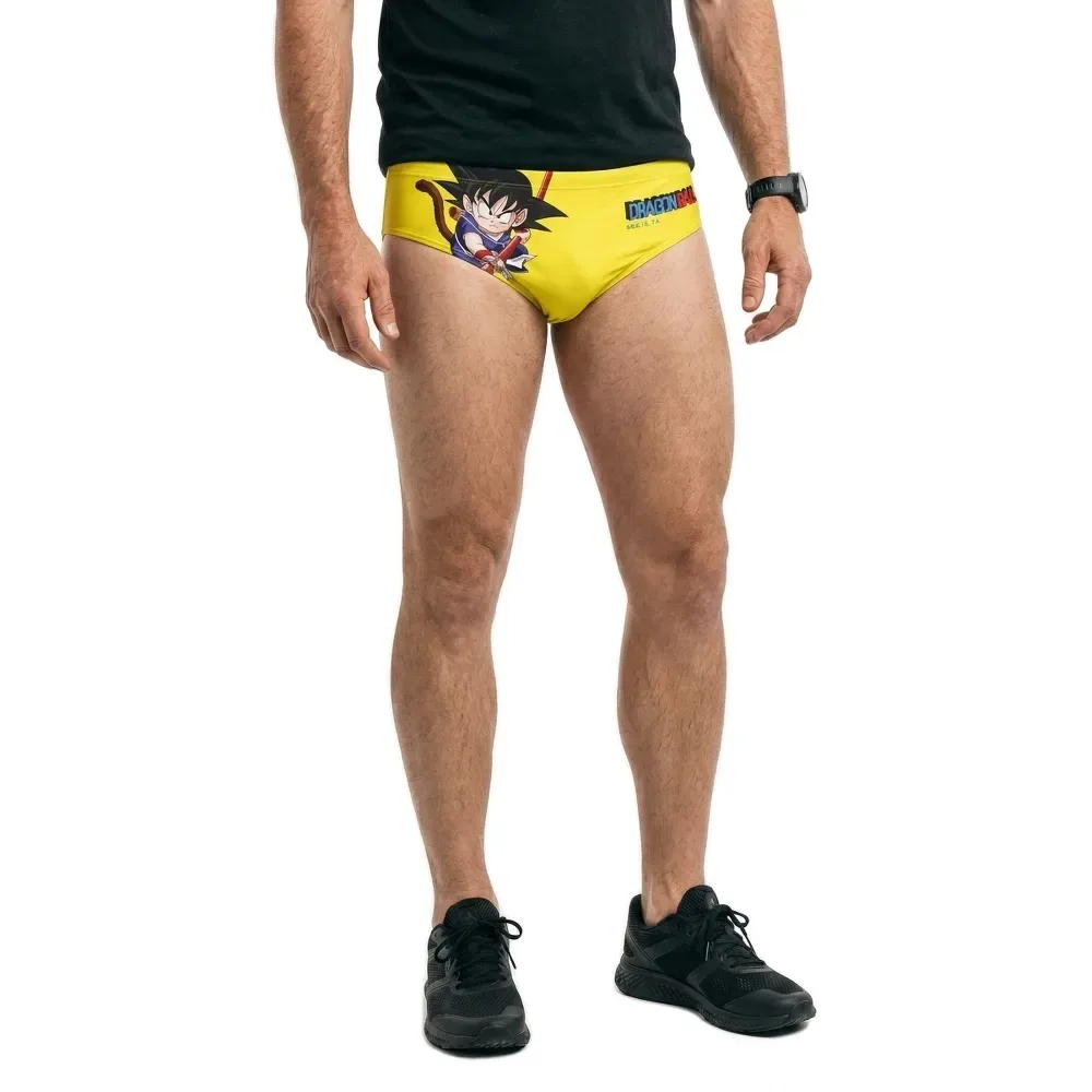 Dragon Ball Shenron Swimming Brief Orange M Men - OTSO - FashionsVida